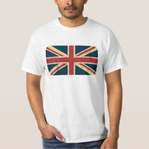 T-shirt Union Jack a affligé