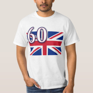 T-shirt Union Jack avec 60 pour le jubilé de diamant