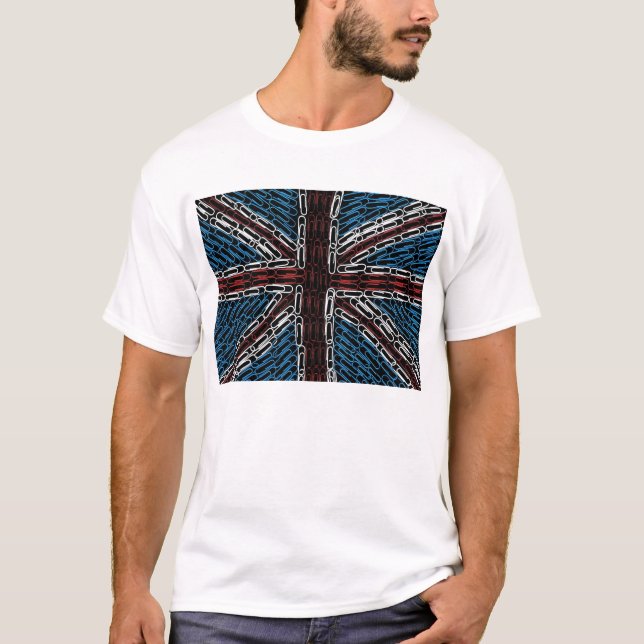 T-shirt Union Jack des trombones (Devant)