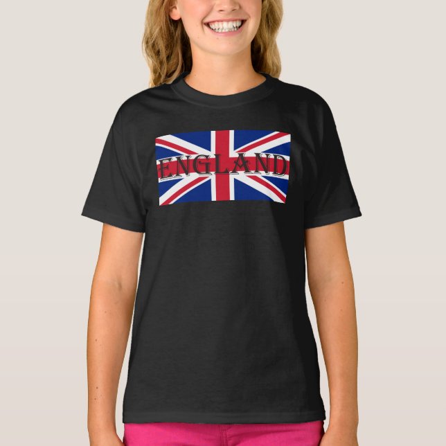 T-shirt Union Jack Drapeau Angleterre gccnt (Devant)