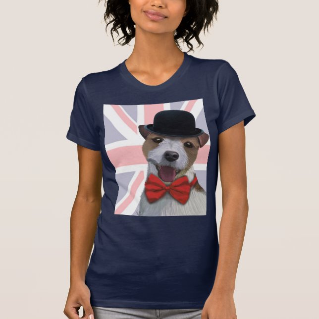 T-shirt Union Jack Jack Russell (Devant)