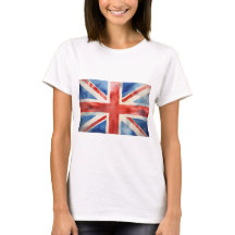 t-shirt union jack pour femmes