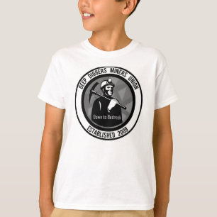 T-shirt Union profonde 2009 de mineurs de bêcheurs vers l