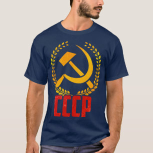 T-shirt Union soviétique CCCP URSS communisme marteau fauc
