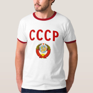 T-shirt Union Soviétique de CCCP URSS avec l'emblème