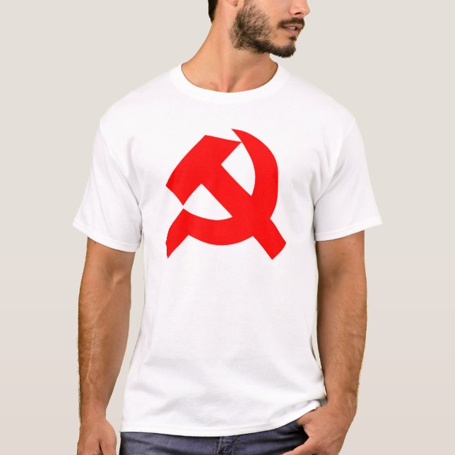 T-shirt Union Soviétique primitive CCCP de marteau et de (Devant)