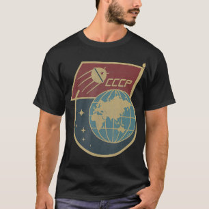 T-shirt Union soviétique soviétique vintage Spoutnik Propa