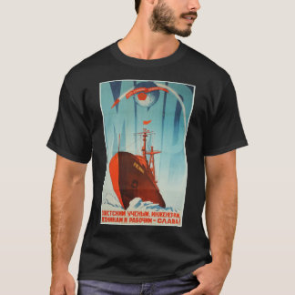 T-shirt Union soviétique URSS Propagande Voyage spatial Vi