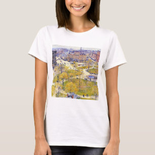 T-shirt Union Square au printemps par Frederick Childe Has