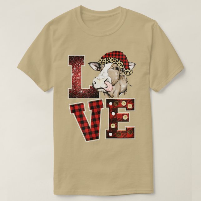 T-shirt Unique Cow Lovers' Vegetarians Funny illustration  (Design devant)