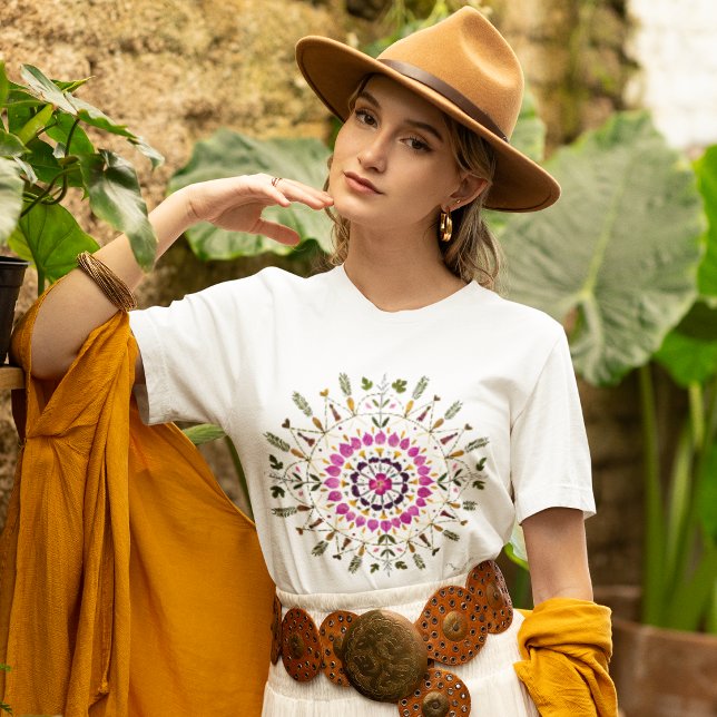 T-shirt Unique de Original Pressed Floral par S. Frigui (Créateur téléchargé)