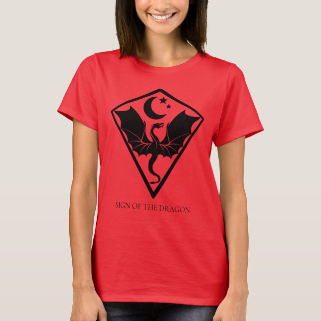 T-shirt unique Dragon personnalisable (Devant)