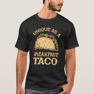 T-shirt Unique En Petit Déjeuner Taco Taco Mexicain