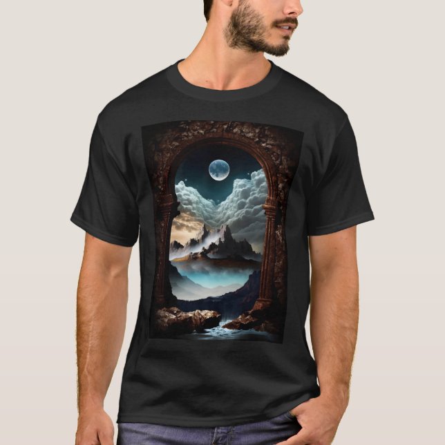 T-shirt Unique Enchanting Fantasy Dreamscape Ethereal Orig (Devant)