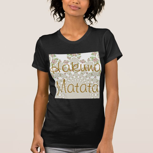 T-shirt Unique Hakuna Matata Design : Vibes sereines (Devant)