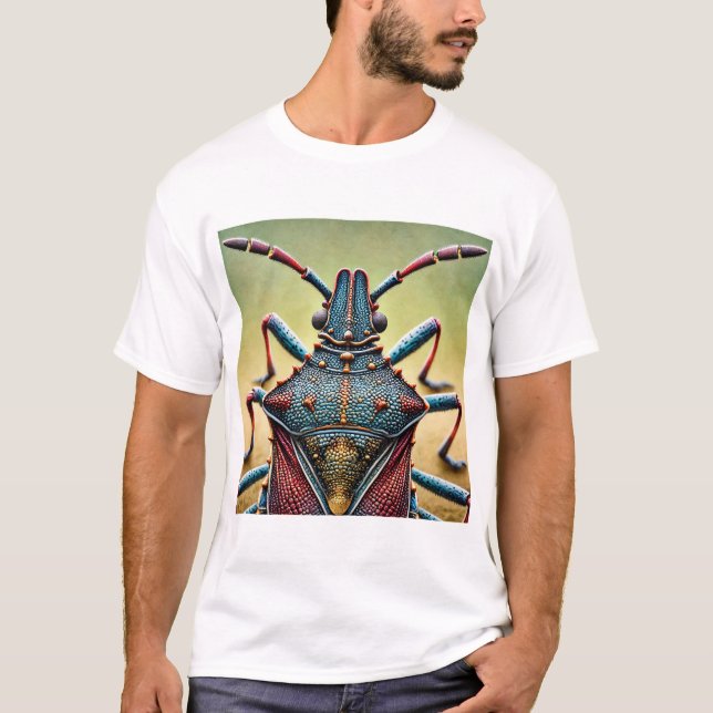 T-shirt Unique Headed Bug 060824IREF240 - Watercolor (Devant)