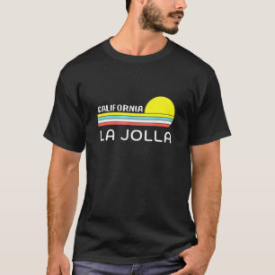 T-shirt Unique La Jolla California Retro Sunset Graphic No