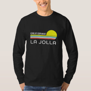 T-shirt Unique La Jolla California Retro Sunset Graphic No