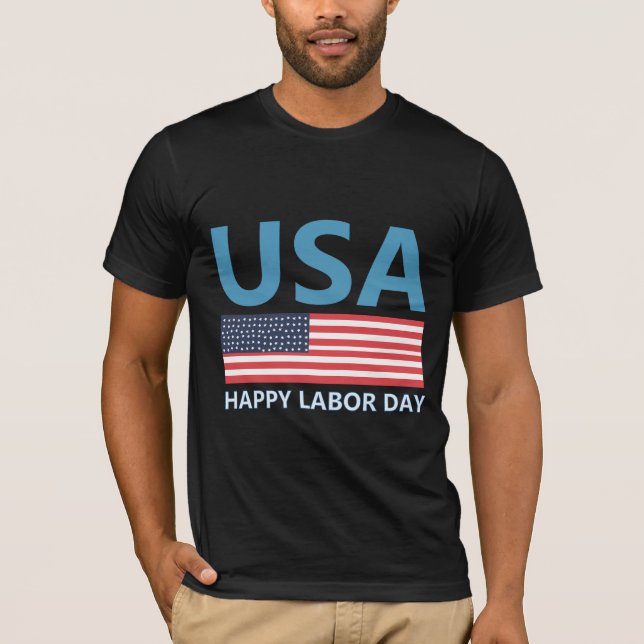 T-shirt unique pour la journée du travail (Devant)