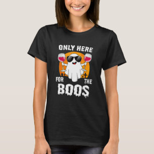 T-shirt Uniquement ici pour les huées Halloween Mignon Fa