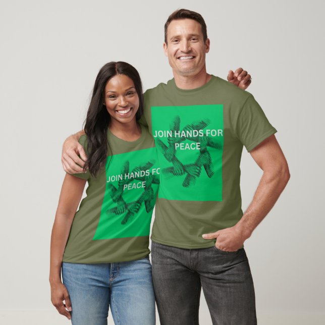 T-SHIRT UNIR LES MAINS POUR LA PAIX (Unisexe)