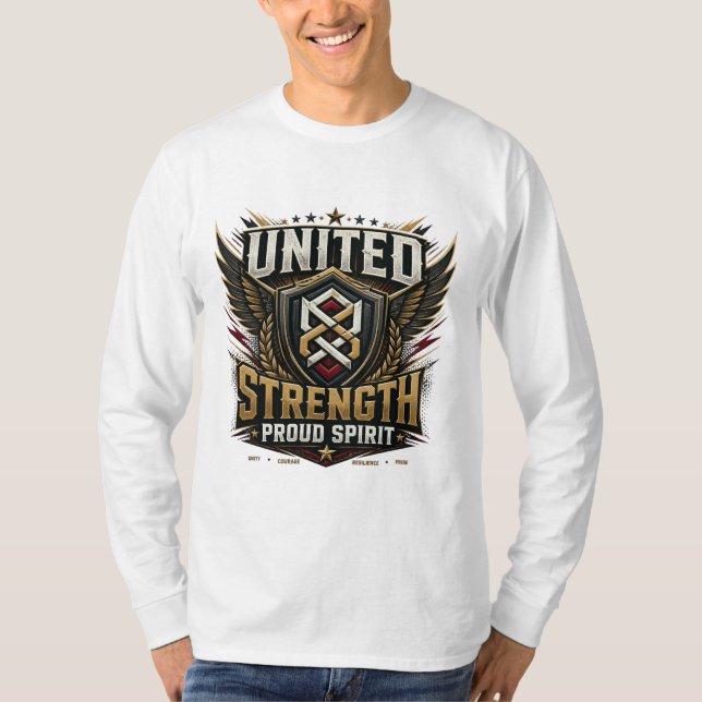 T-Shirt Unis dans la Force, Esprit Fier (Devant)
