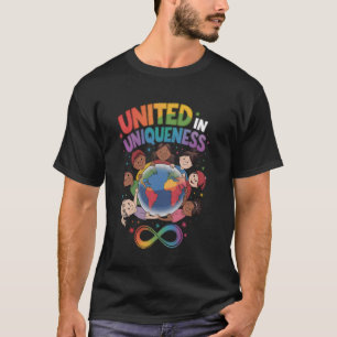 T-shirt Unis dans l'unicité Monde de l'unité Tee
