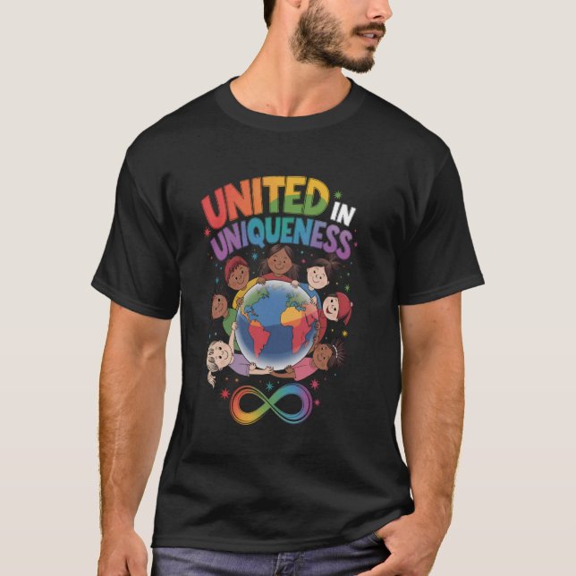 T-shirt Unis dans l'unicité Monde de l'unité Tee (Devant)