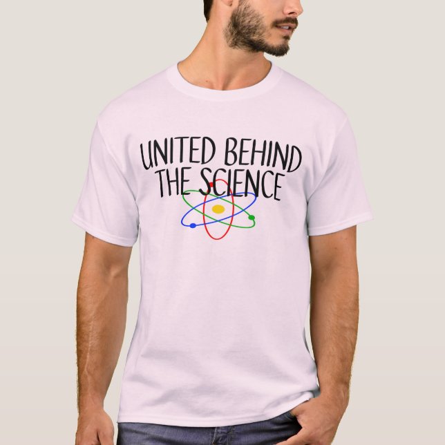 T-shirt "Unis derrière la science" (Devant)