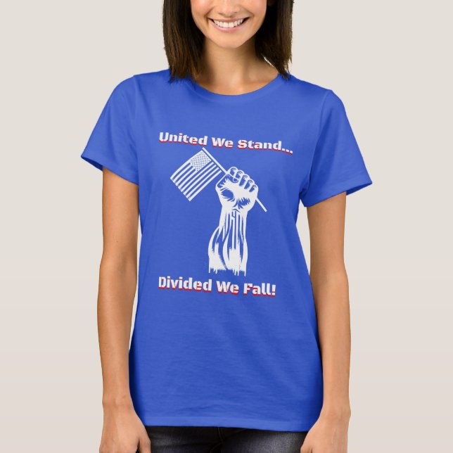 T-shirt "Unis Nous Tenons,..." Femmes (Devant)