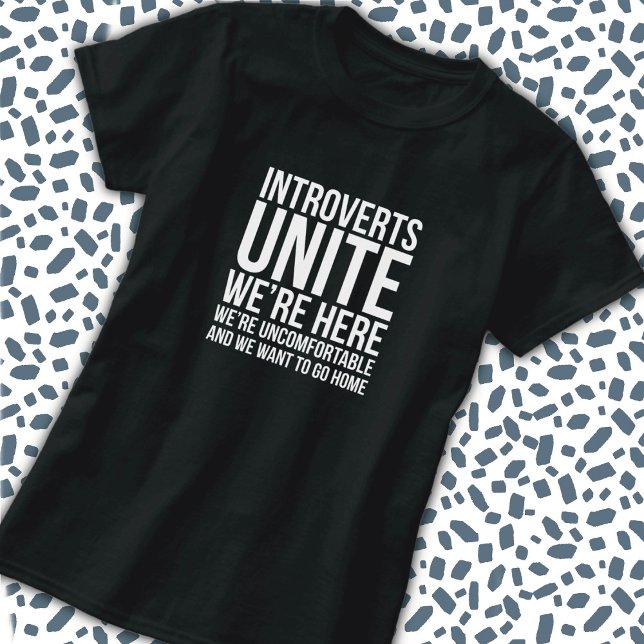 T-Shirt Unis pour les Introvertis (Créateur téléchargé)