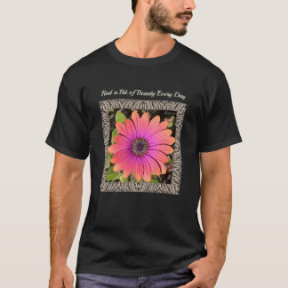 T-shirt Unisex avec Gazania brillante
