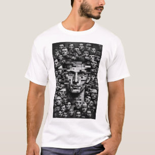 T-shirt Unisex Dystopian Control noir et blanc