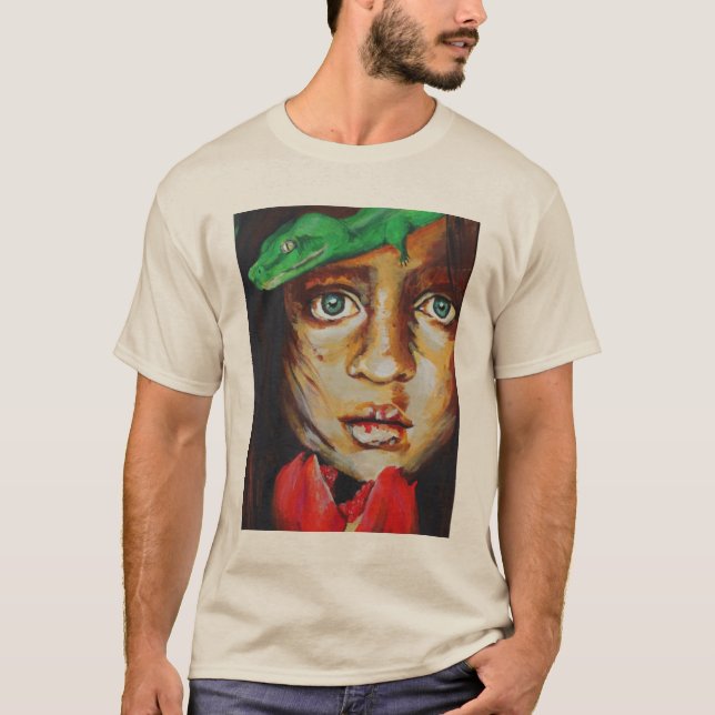 T-shirt Unisex/Homme - Eve et le Serpent Classic (Devant)