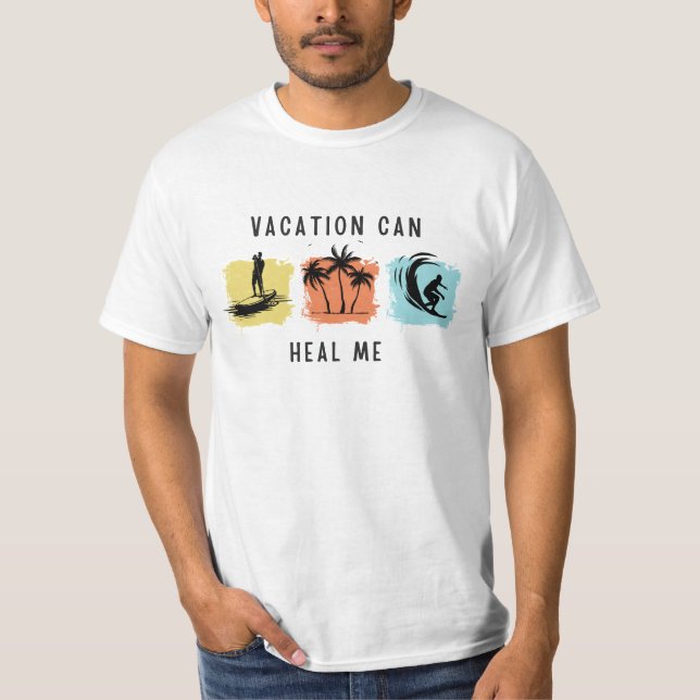 T-shirt Unisex Vacation Tour (Devant)
