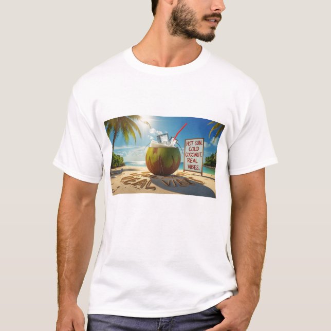 T-shirt unisex - Vêtements de plage (Devant)