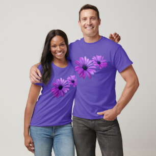 T-shirt unisexe Daisy Fleur Violette