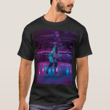 T-shirt Unisexe de streetwear Rétro Neon 90s