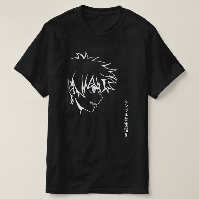T-Shirt Unisexe de Style Anime – Pour Hommes (Design devant)