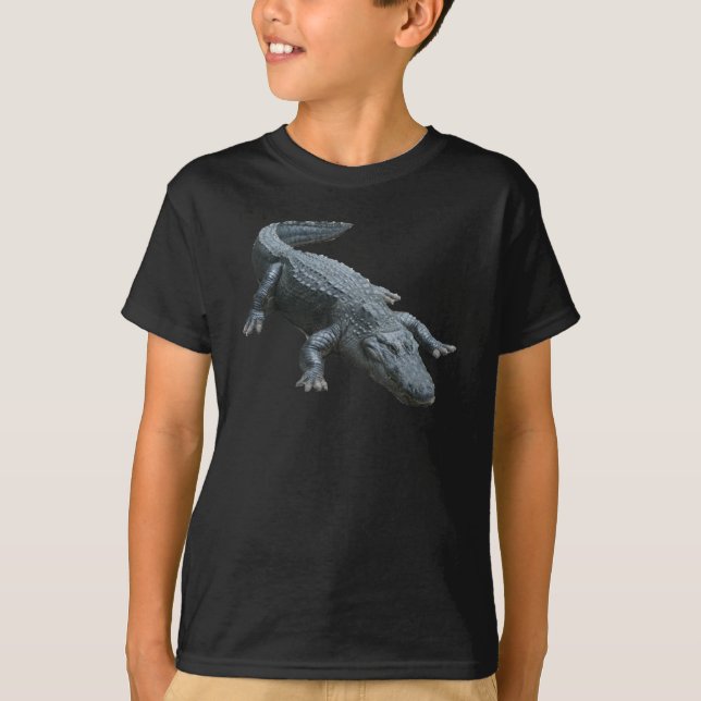 T-shirt unisexe d'enfants d'alligator (Devant)