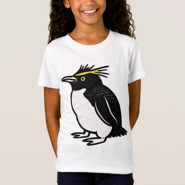 T-Shirt Unisexe Enfant Pingouin (Devant)