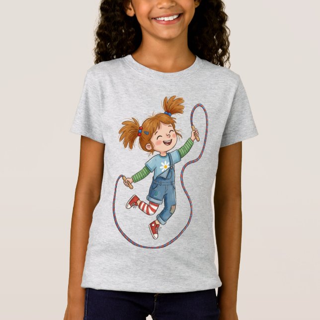 T-Shirt Unisexe Enfant Sautant (Devant)