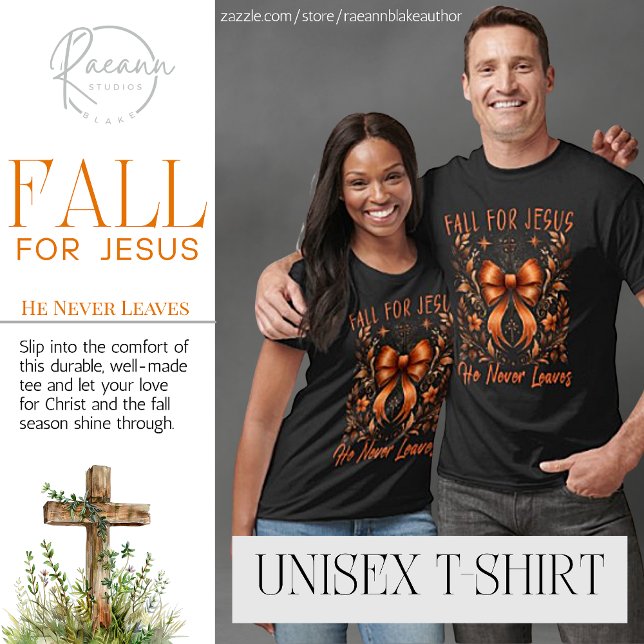 T-shirt unisexe Fall for Jesus (Créateur téléchargé)