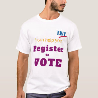 T-shirt Unisexe Je peux vous aider à vous inscrire