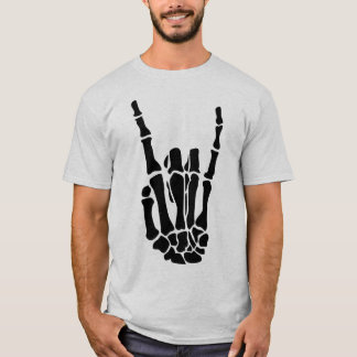 T-shirt unisexe Main de squelette Halloween
