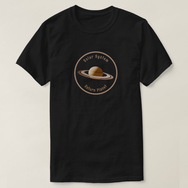 T-Shirt Unisexe Saturne (Design devant)