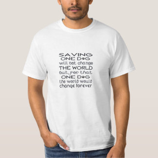 T-shirt Unisexe Sauver Un Chien