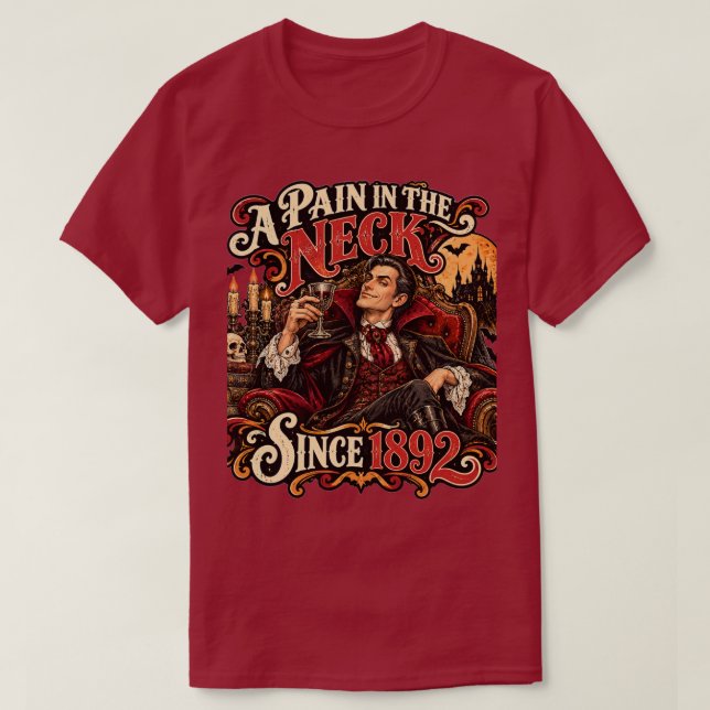 T-shirt unisexe vampire (Design devant)