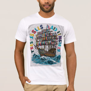 T-shirt Unisexe - « Vintage Ship » 