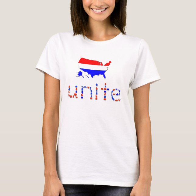 T-shirt "unissez États-Unis" (Devant)